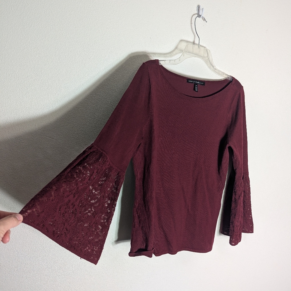 White House Black Market Women's Shirts Lot of 2 Bell‎ Sleeves Whimsigoth Medium